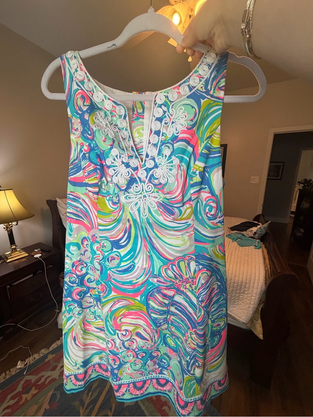 Lilly Pulitzer Pink Label with Multicolor Trim